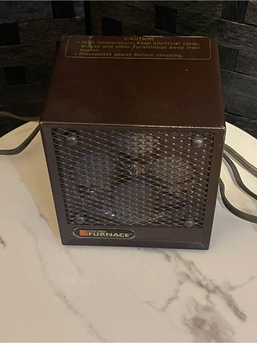 VTG Micro Furnace Fan Heater KLP-MF-100-12 1500W. Fan And Heater Work Great!